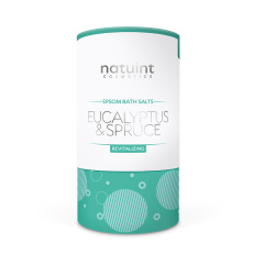 Natuint Cosmetics Revitalizing Salt Bath Spruce Eucalyptus 550 g