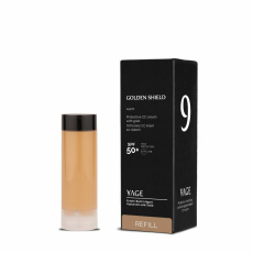 Yage No. 9 Golden Shield CC cream with gold and SPF 50+ shade warm refill refill 30 ml