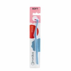 Nordics Single-Tufted Toothbrush Soft Blue 1 pc