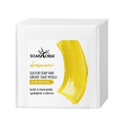 Soaphoria Dermacare Sulfur Organic Soap for Deep Cleansing and Skin Defects 150 g