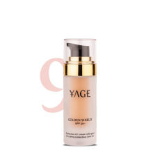 Yage No. 9 Golden Shield CC cream with gold and SPF 50+ shade warm