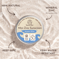 Suntribe Natural Zinc Sunscreen SPF 50 Blue 15 g