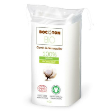 Bocoton Makeup Remover Pads from Organic Cotton Square Cotton Pads 40 pcs
